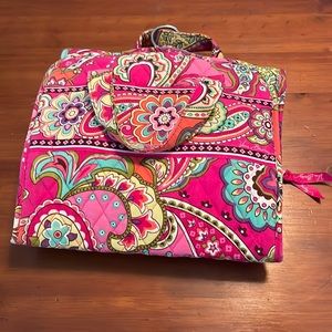 Vera Bradley hanging cosmetic bag